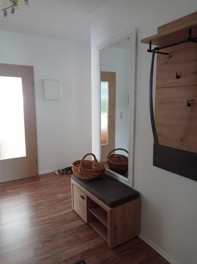 Ferienwohnung Greifenbach, Gartennutzung, Haustiere Willkommen Geyer Exterior photo