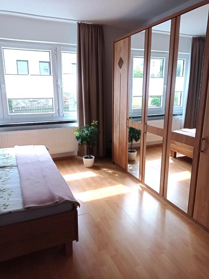 Ferienwohnung Greifenbach, Gartennutzung, Haustiere Willkommen Geyer Exterior photo